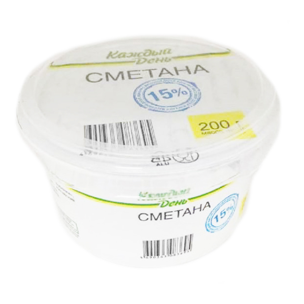 

Сметана Каждый день 15% бзмж 200 г