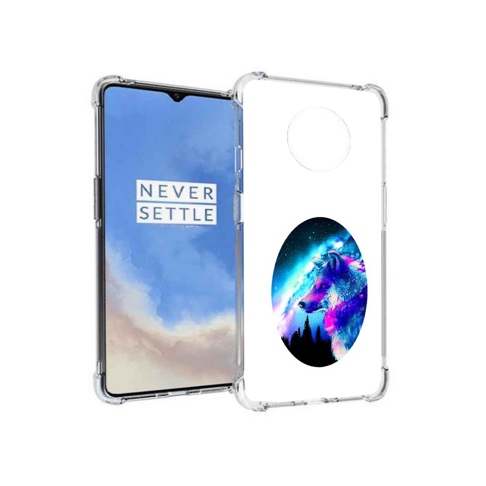 

Чехол MyPads Tocco для OnePlus 7T голубой волк (PT227044.138.293), Прозрачный, Tocco