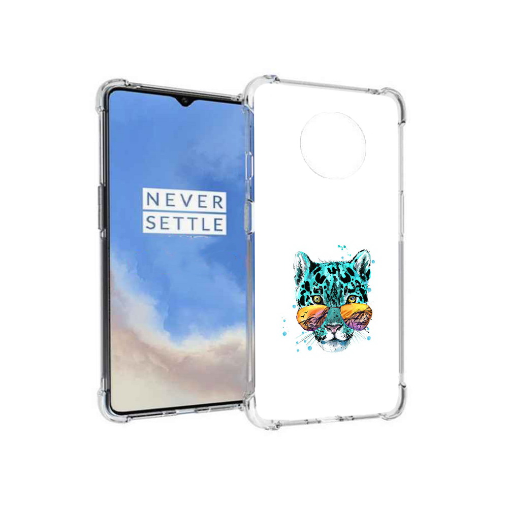 

Чехол MyPads Tocco для OnePlus 7T голубой лео (PT227044.138.294), Прозрачный, Tocco