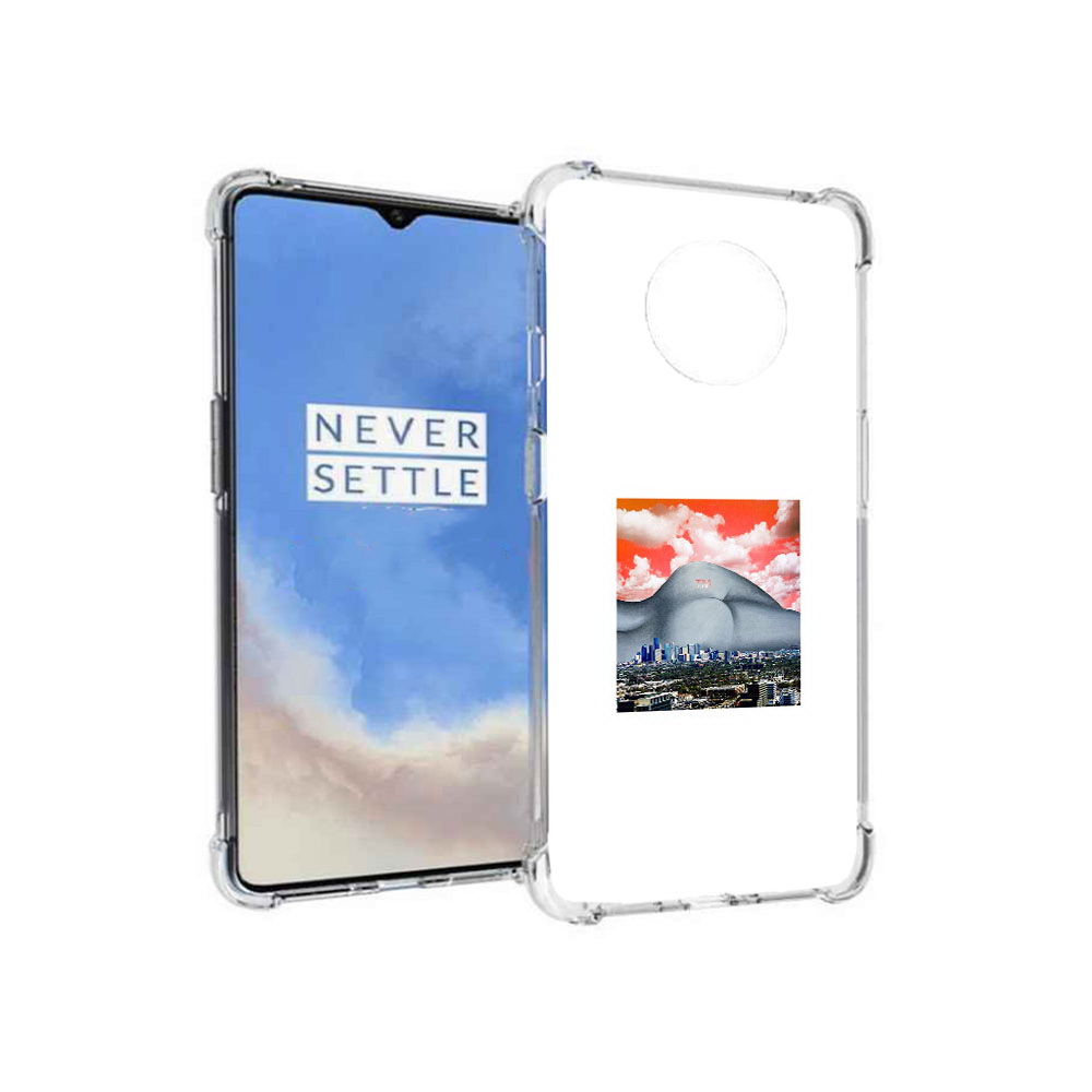 

Чехол MyPads Tocco для OnePlus 7T город с девушкой на фоне (PT227044.138.297), Прозрачный, Tocco