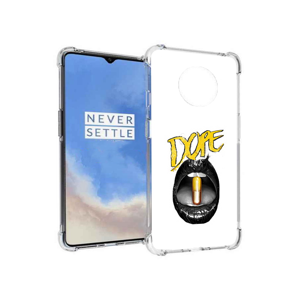 

Чехол MyPads Tocco для OnePlus 7T губы (PT227044.138.303), Прозрачный, Tocco