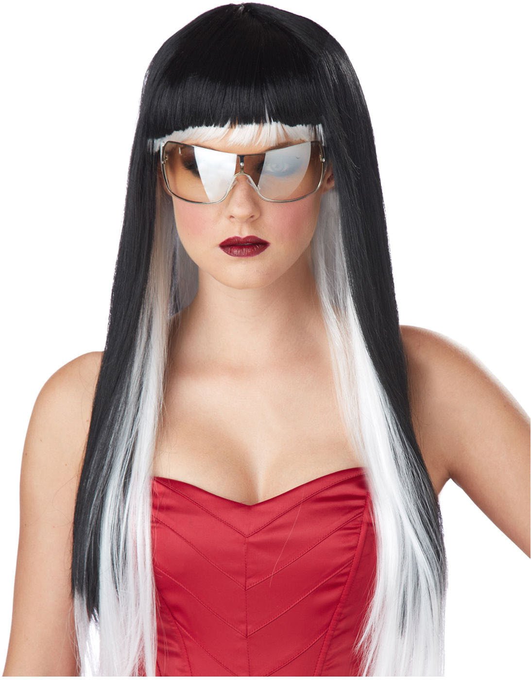 

Парик Гламурная дива (черно-белый) взрослый California Costumes k70691, k70691