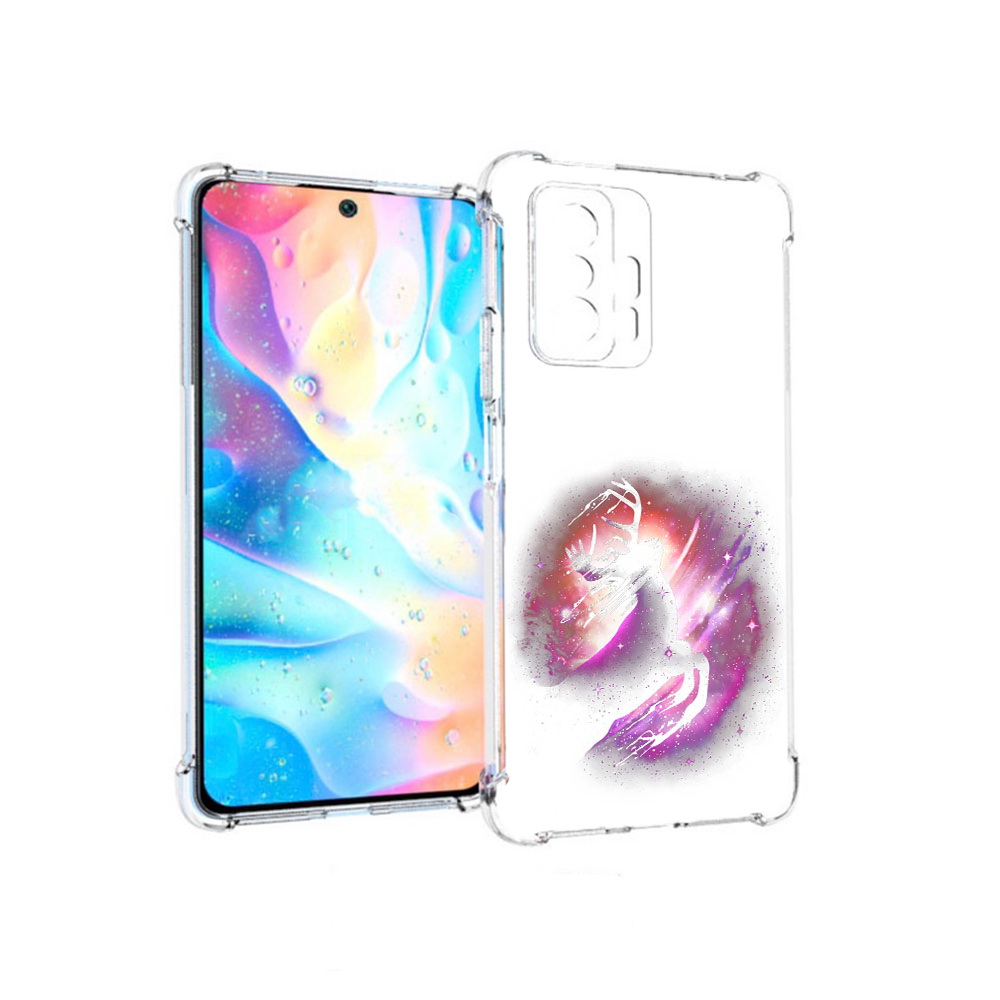 

Чехол MyPads Tocco для Xiaomi 11T Pro звездный олень (PT163474.285.354), Прозрачный, Tocco