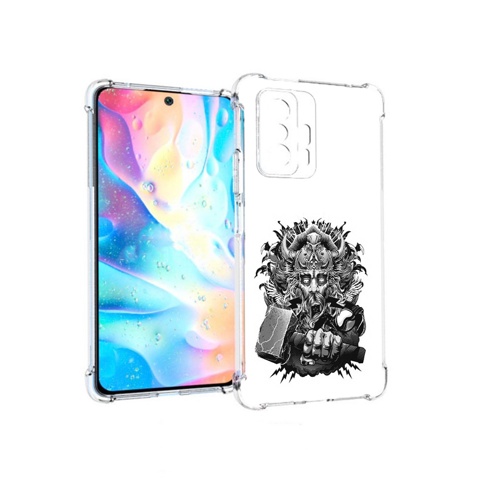 

Чехол MyPads Tocco для Xiaomi 11T Pro злой тор (PT163474.285.363), Прозрачный, Tocco