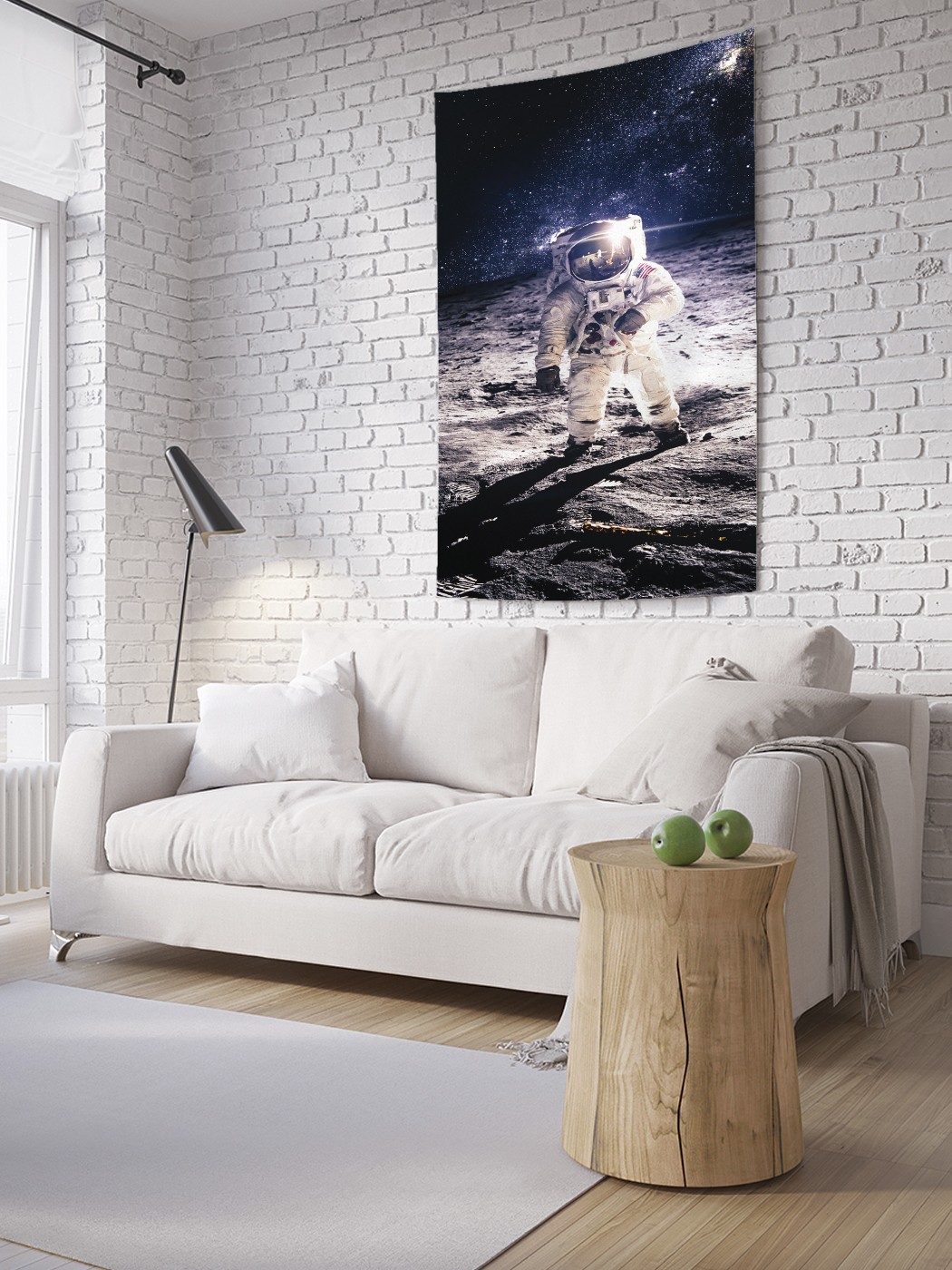 

Вертикальное фотопанно на стену JoyArty Американский астронавт 150x200 см, Американский астронавт