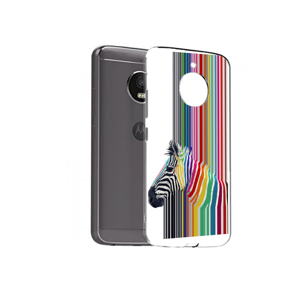 

Чехол MyPads Tocco для Motorola Moto E4 Plus радужная зебра (PT100001.341.565), Прозрачный, Tocco