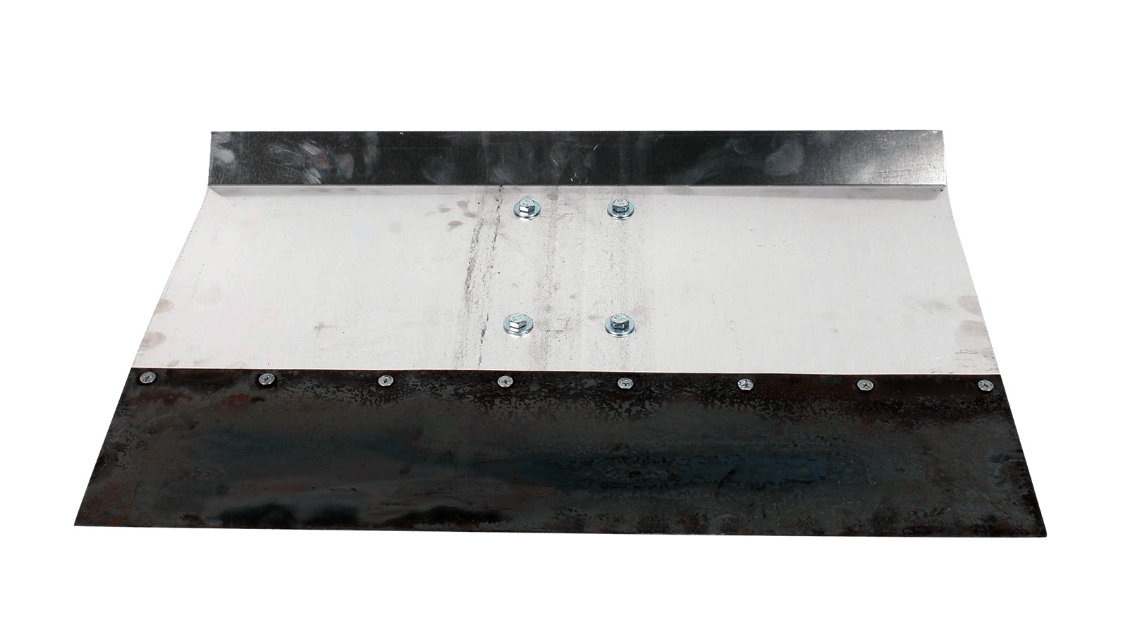 Лопата-движок алюминиевая однобортная 500 х 350 х 2мм 12см усиленная без черенка 150016 сн