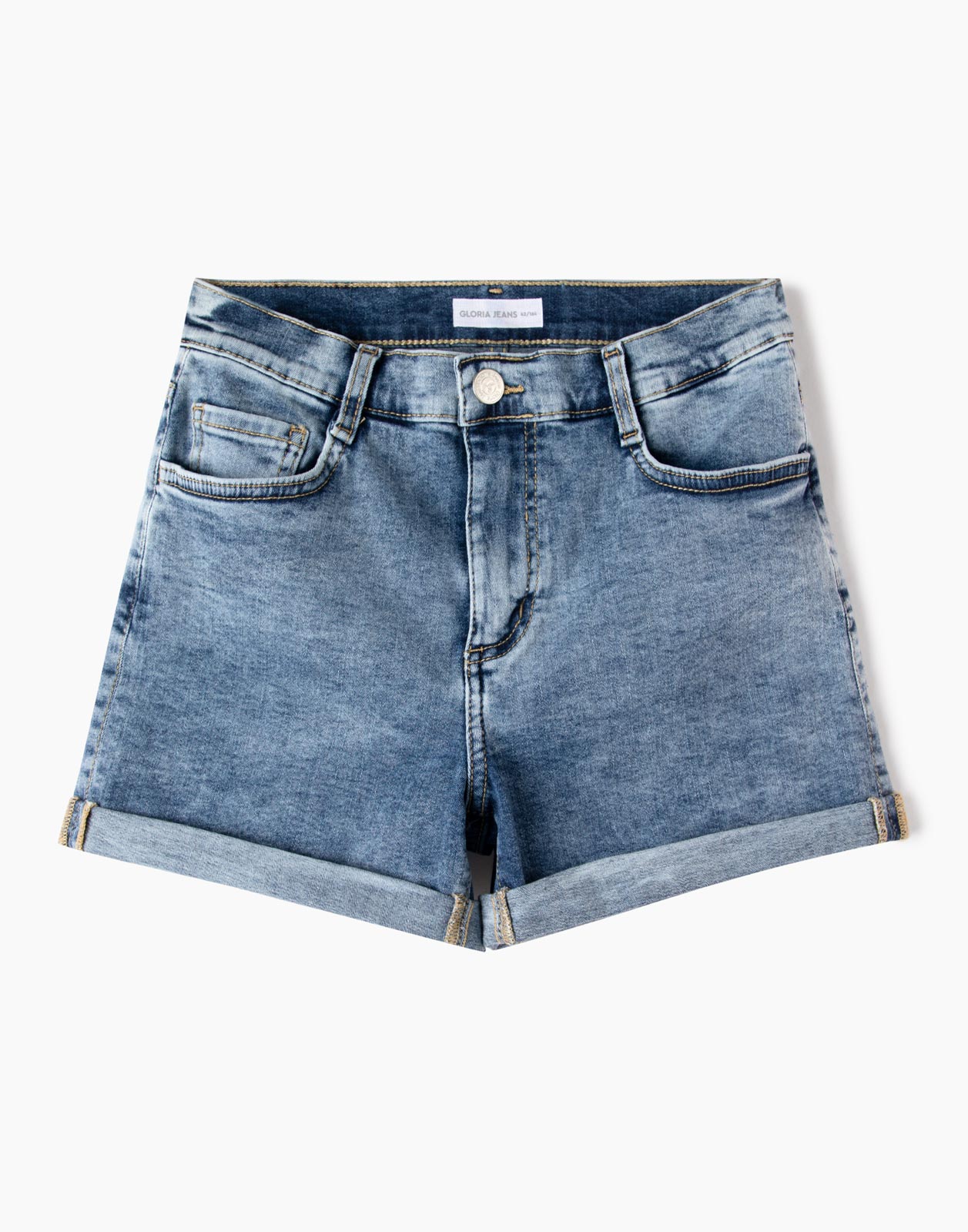 

Шорты женские Gloria Jeans GSH010650 синие 40, Синий, GSH010650
