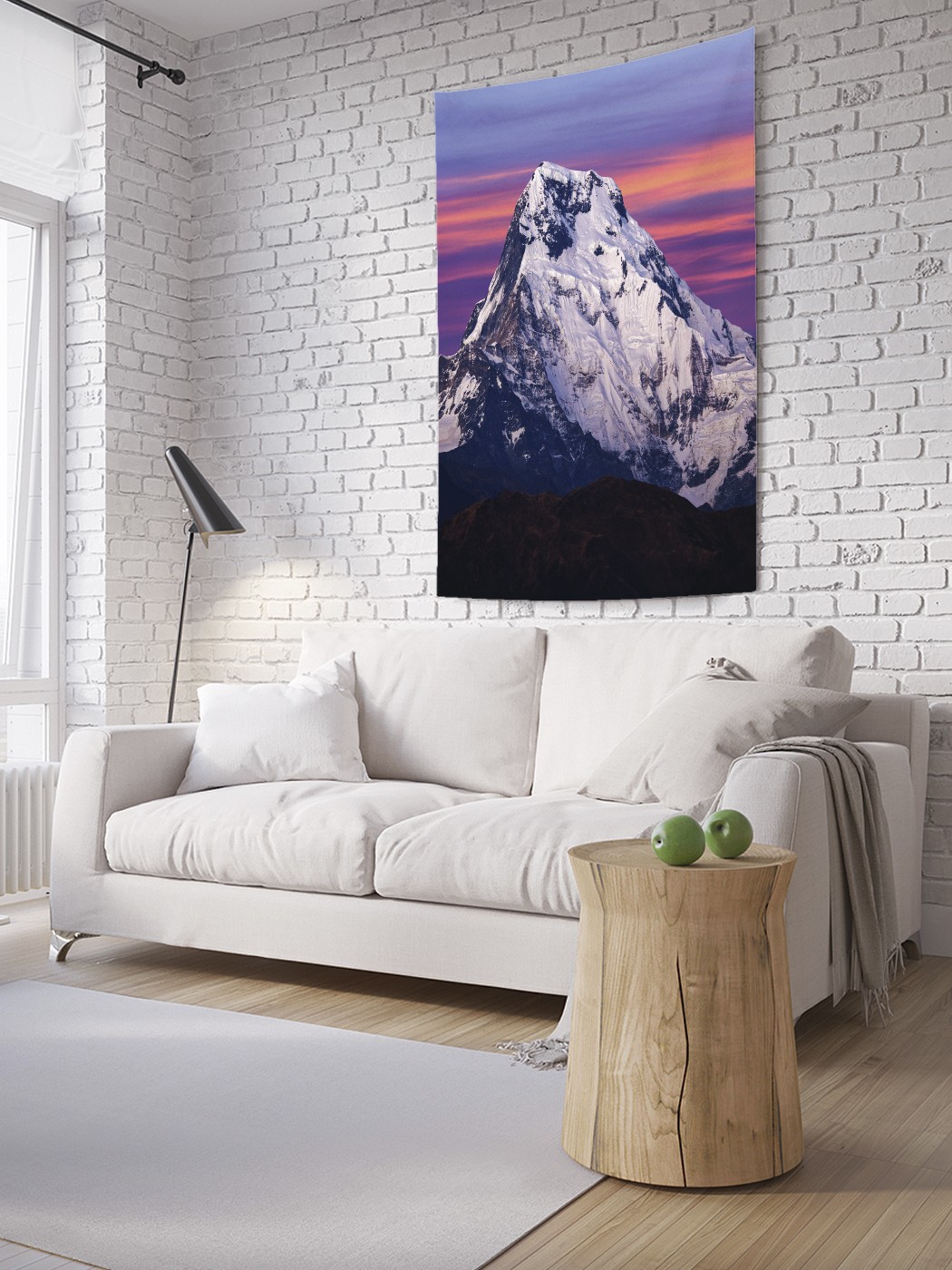 

Вертикальное фотопанно на стену JoyArty Аннапурну красит восход 150x200 см, Аннапурну красит восход