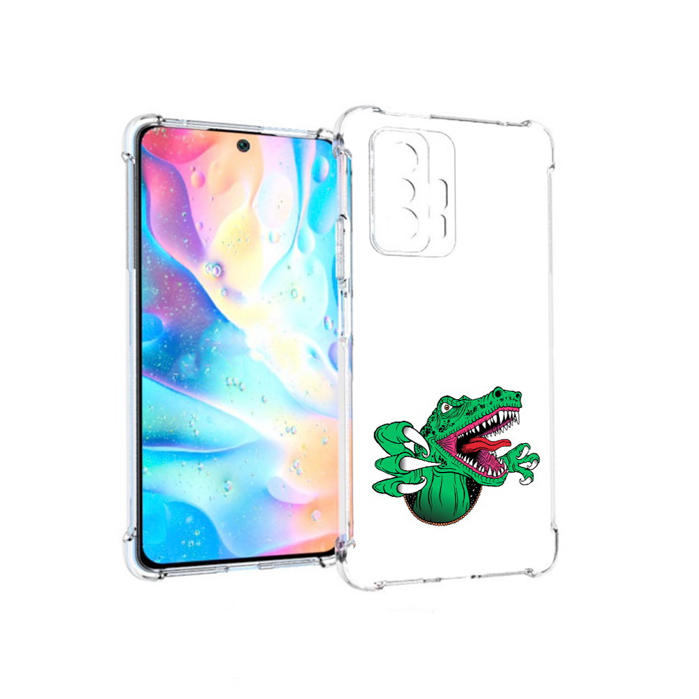 

Чехол MyPads Tocco для Xiaomi 11T Pro крокодил (PT163474.285.417), Прозрачный, Tocco