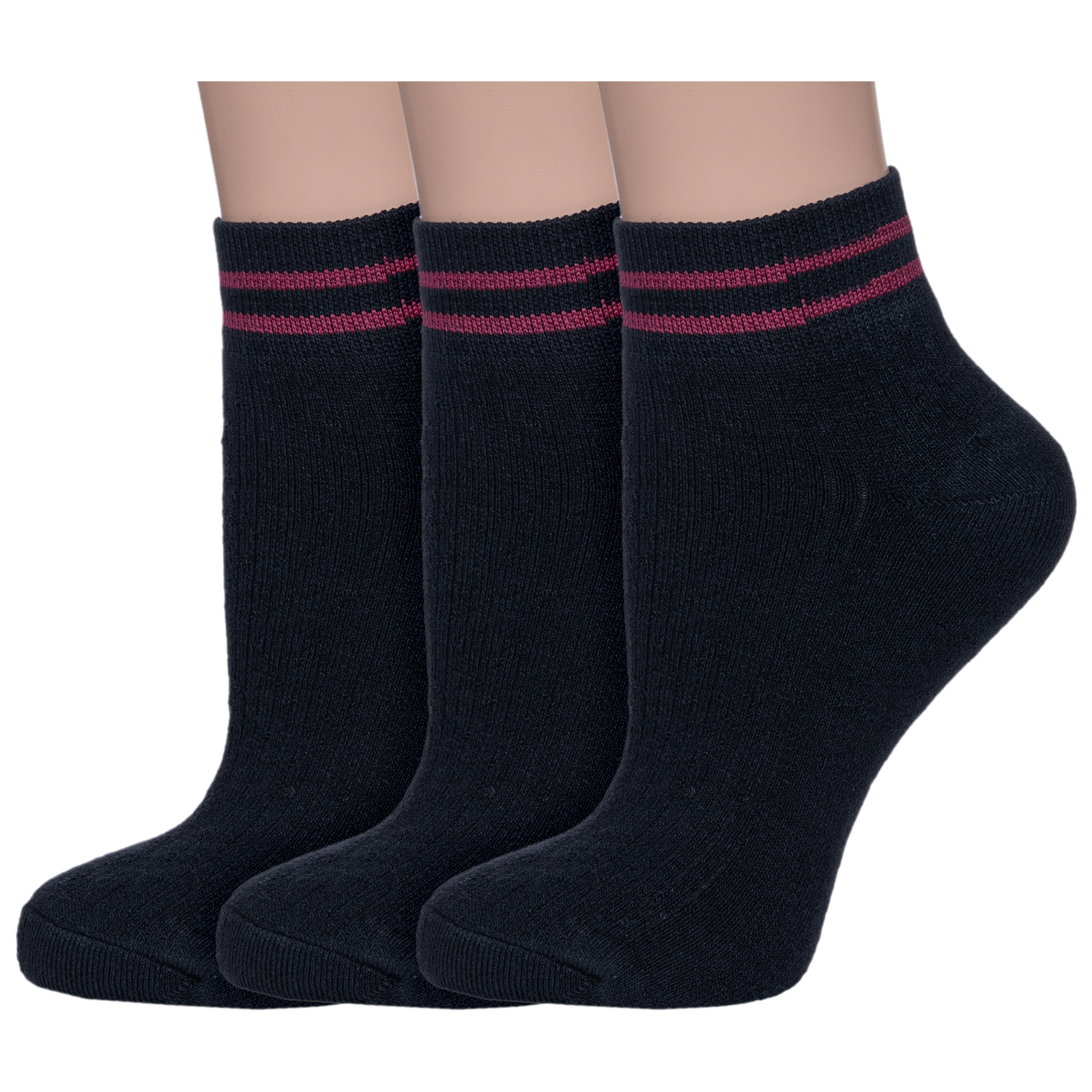 Комплект носков женских Альтаир 3-С186 разноцветных 23