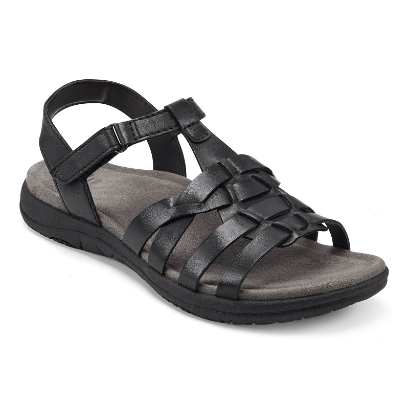 

Босоножки женские Earth 7207595WLEA-BLK черные 10 US, 7207595WLEA-BLK
