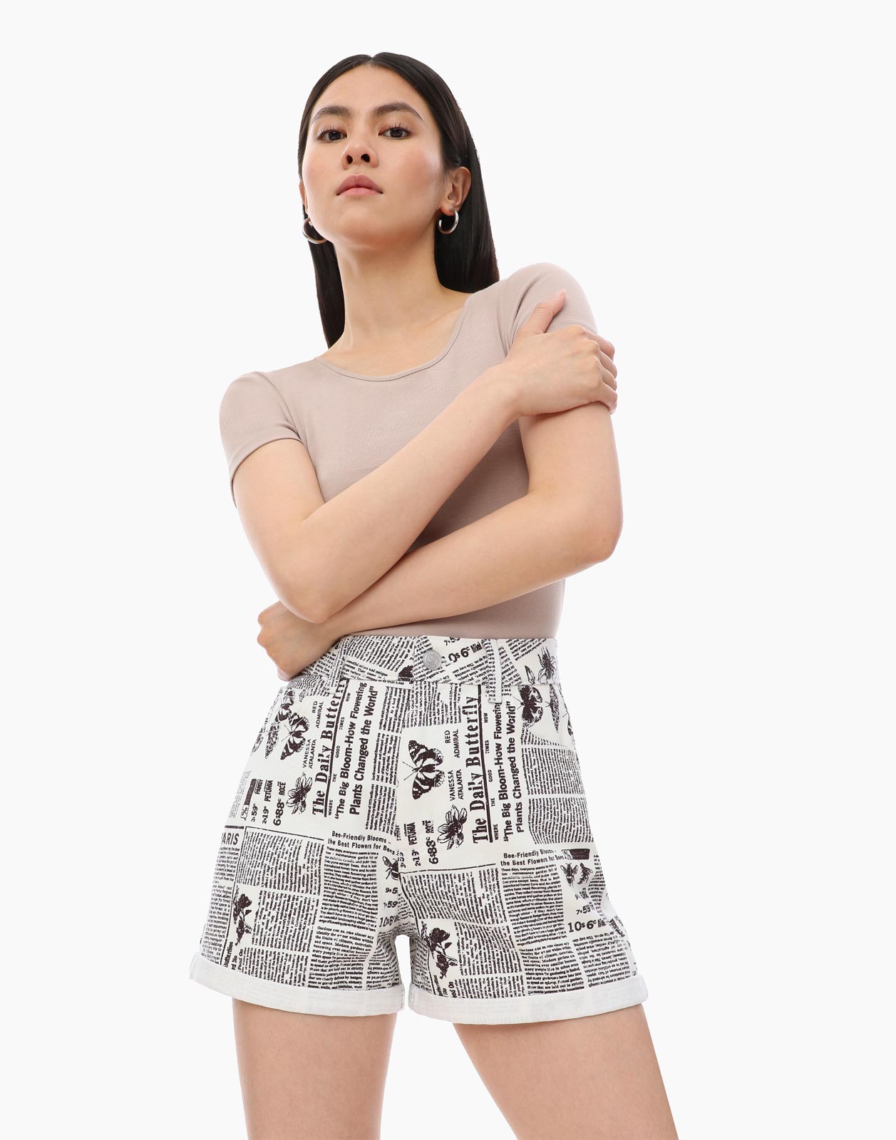 Шорты женские Gloria Jeans GSH010504 черные 42