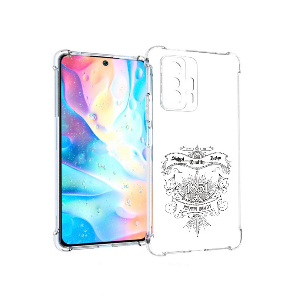 

Чехол MyPads Tocco для Xiaomi 11T Pro логотип 1851 год (PT163474.285.444), Прозрачный, Tocco