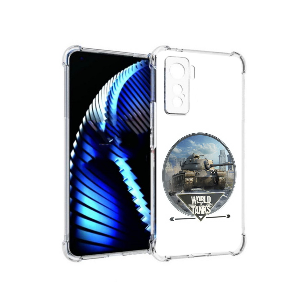 

Чехол MyPads Tocco для Vivo iQOO 5 Мир танков, Прозрачный, Tocco