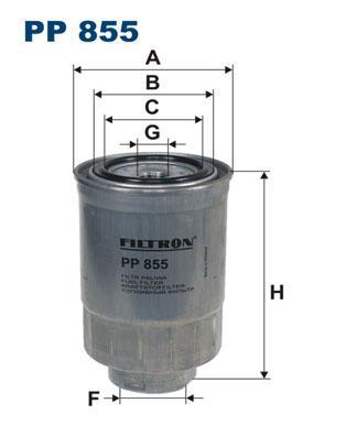 

Фильтр топливный Filtron PP855, PP 855