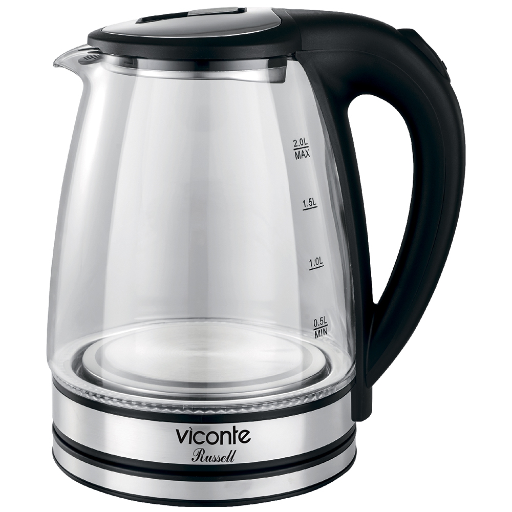 

Чайник электрический Viconte 3307 2 л прозрачный, 3307