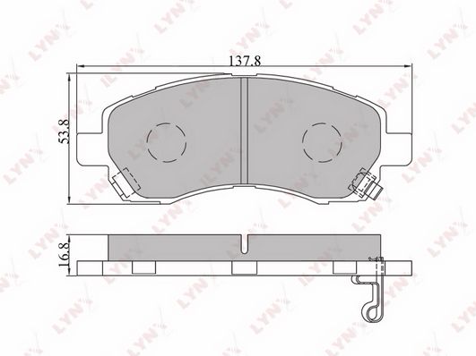 

Колодки торм.пер.SUBARU Impreza 2.0-2.0T 99-00/1.6 (AKE) 00=>/Legacy 2.0-2.2 96-99/2.0-2.5