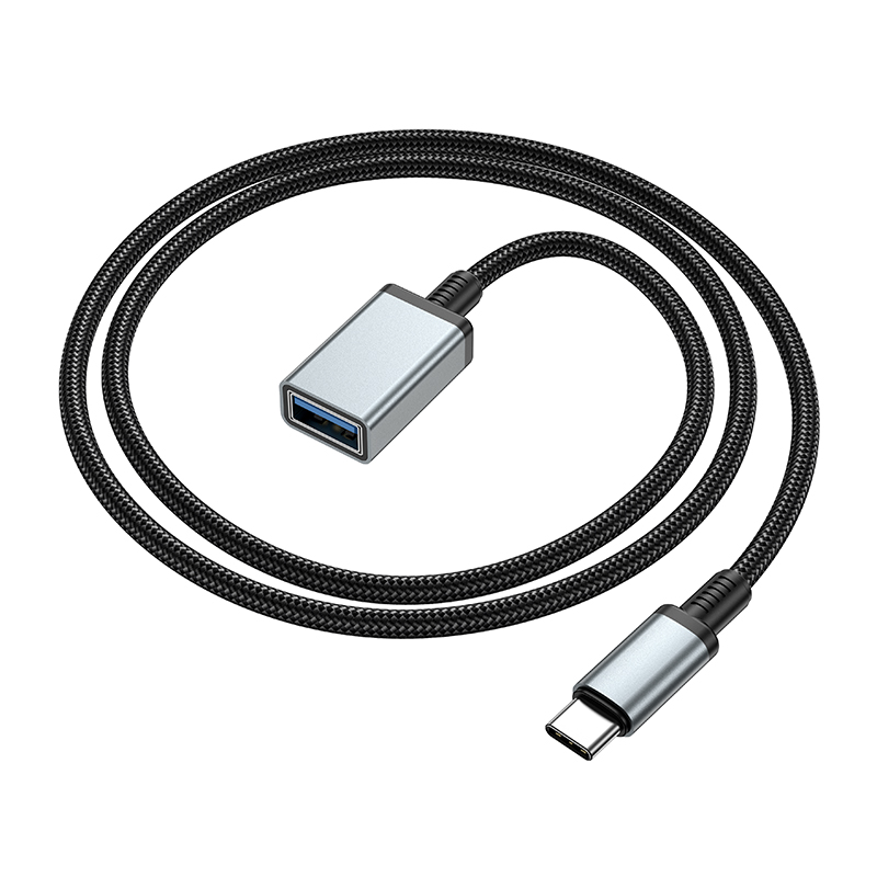 

Кабель HOCO US10 USB 3.0 (OTG) , USB-C to USB-A, 5GB/s, 50 см. черный, US10