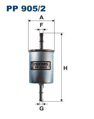 

Фильтр топливный Filtron PP9052, PP 905/2