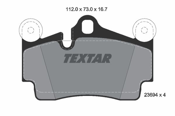 

Колодки тормозные дисковые задн AUDI: Q7 06-, PORSCHE: CAYENNE 02-, VW: TOUAREG 02-