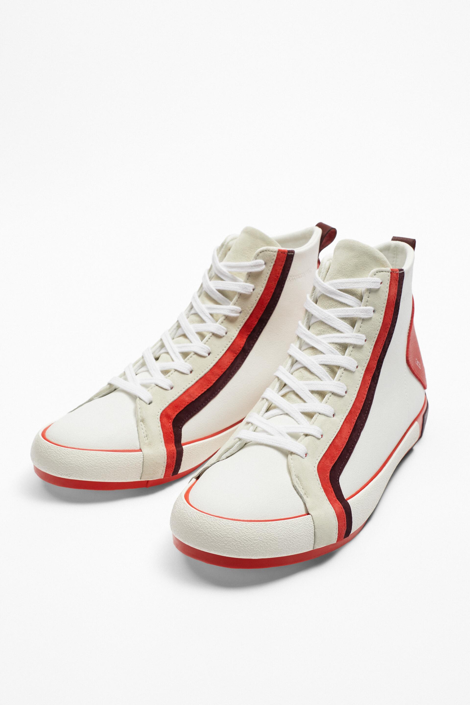 

Кеды мужские ZARA 177651 разноцветные 43 RU (доставка из-за рубежа), 177651