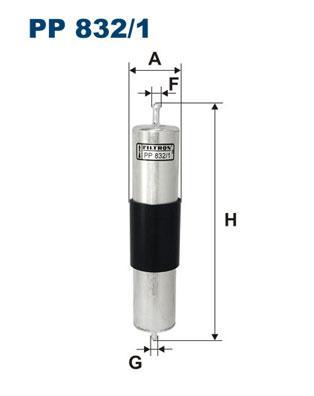 

Фильтр топливный Filtron PP8321, PP 832/1