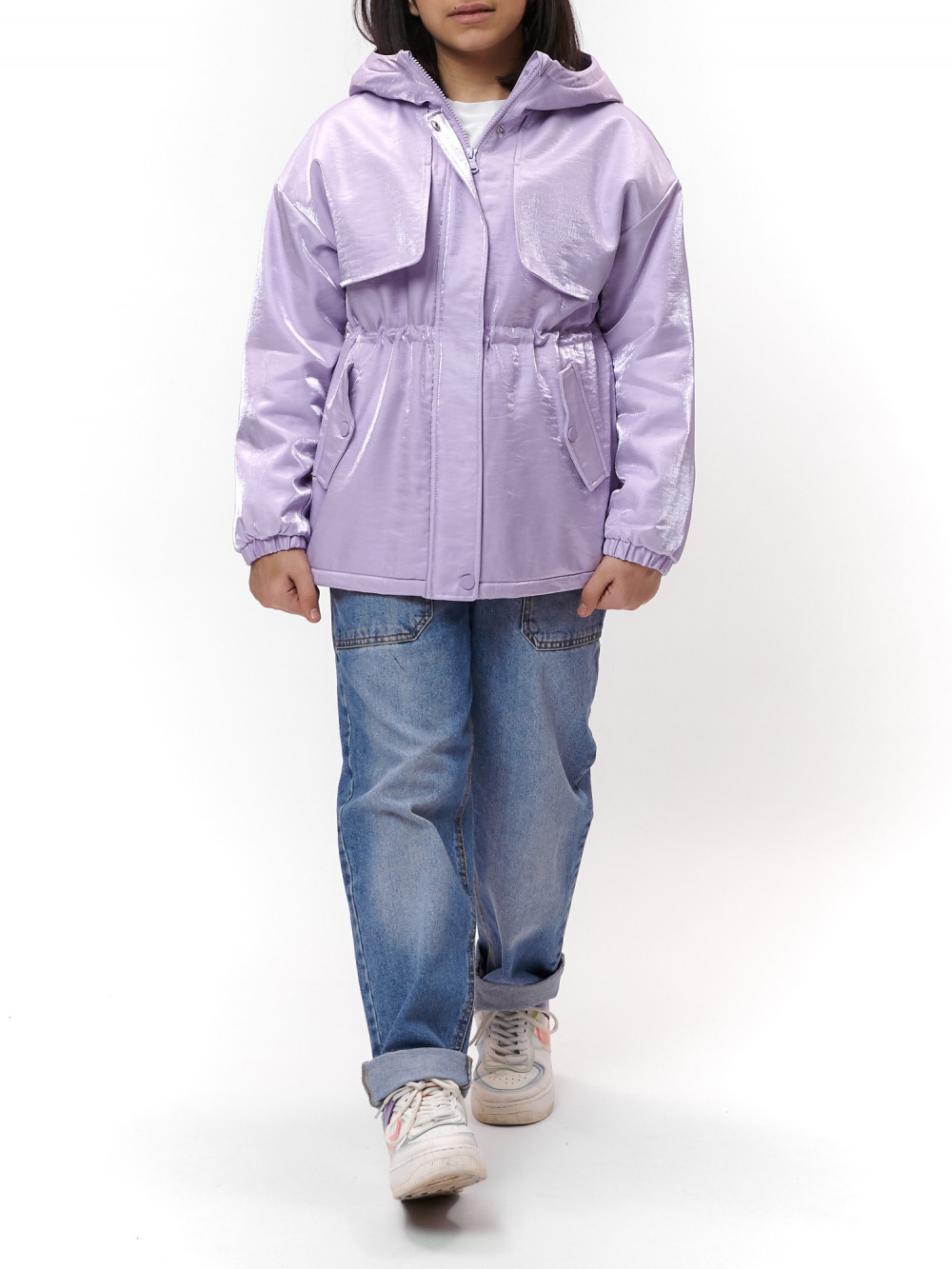 Куртка детская для мальчиков NoBrand AD22001 Цвет фиолетовый размер 122