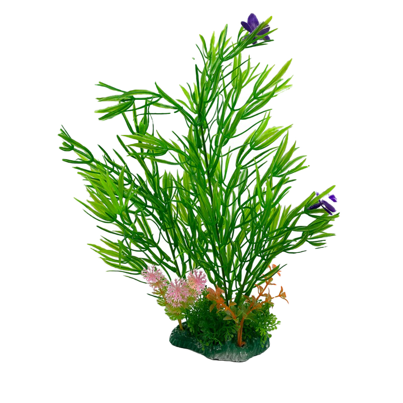Искусственное аквариумное растение Ripoma Кустик 00113157 9х28 см