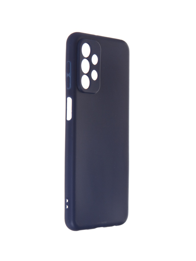 Чехол DF для Samsung Galaxy A23 Silicone Blue sCase-137