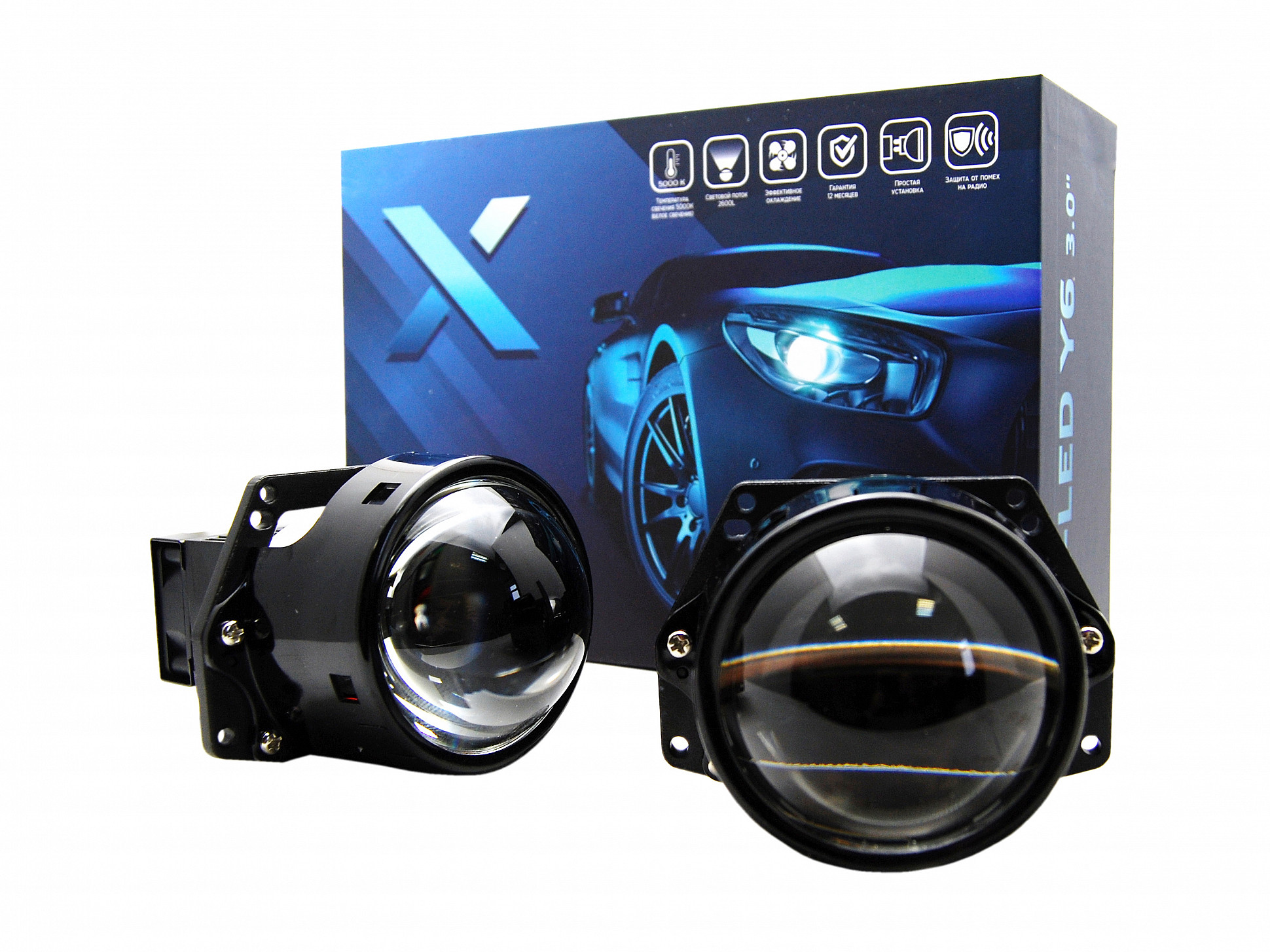 

Biled линзы X-LED Y6 3.0 5000K, Y6