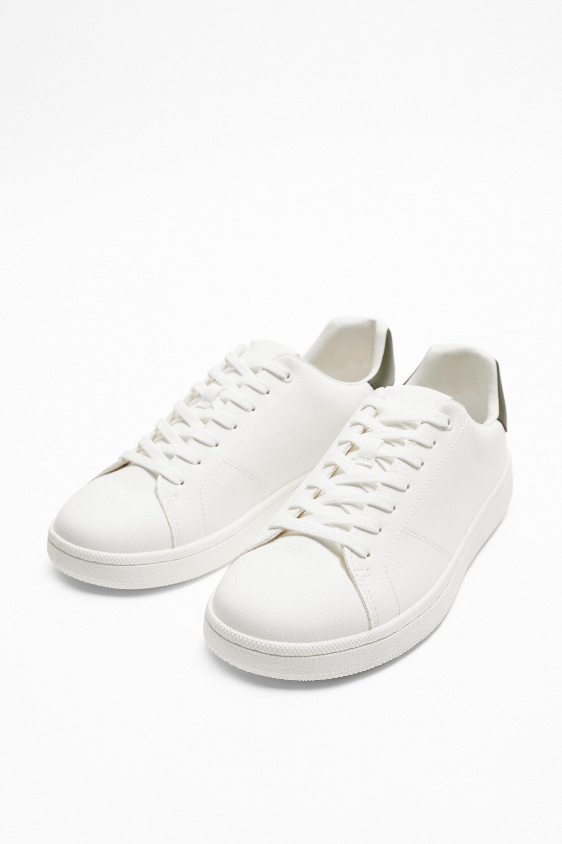 Кеды мужские ZARA 12200120 белые 46 RU (доставка из-за рубежа)