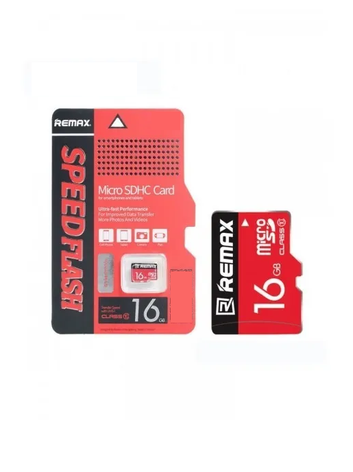 Карта памяти NoBrand Micro SDHC 16Гб MicroSD16Gb (Карта памяти MicroSD 16 Гб, красный)