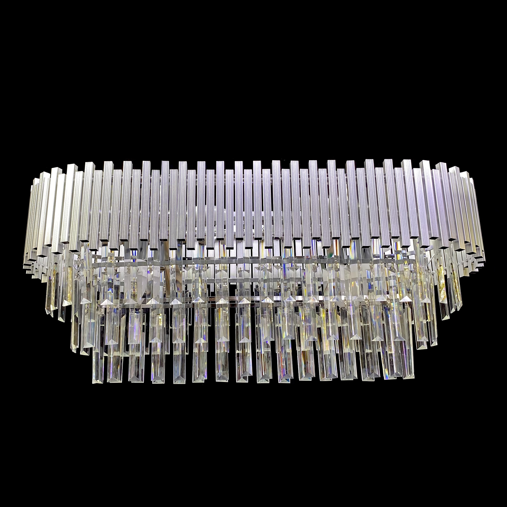 фото Люстра подвесная sl864/800 crystal chrome studio led