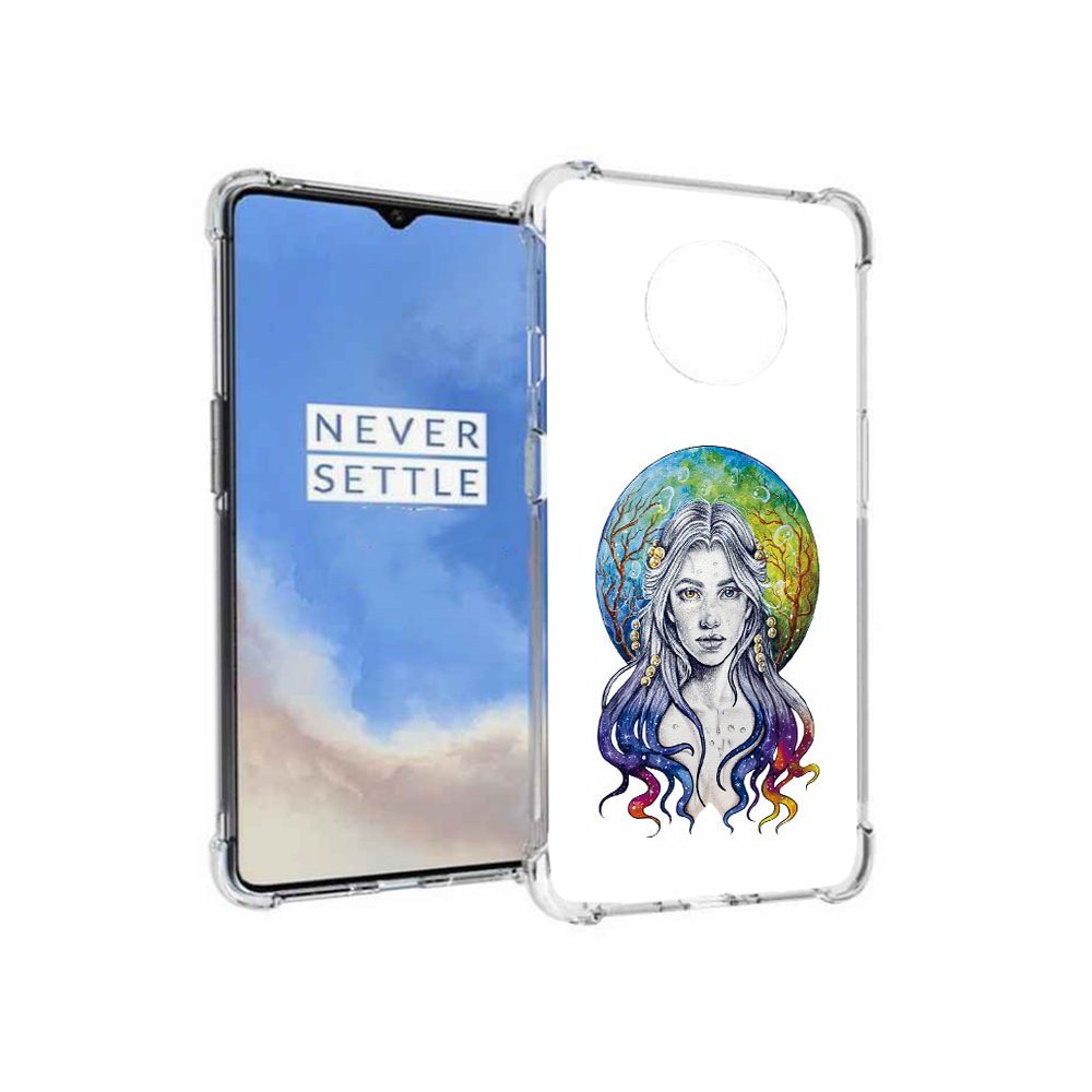 

Чехол MyPads Tocco для OnePlus 7T девушка с красивыми волосами (PT227044.138.313), Прозрачный, Tocco