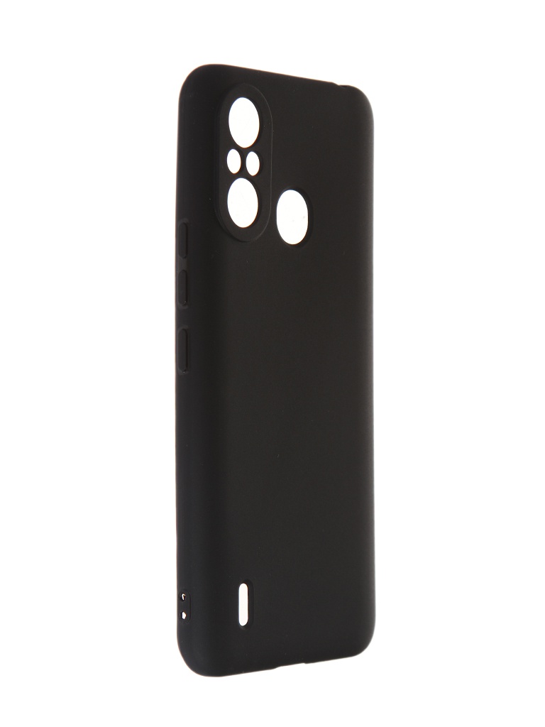 Чехол DF для Itel A49 Silicone Black itCase-05