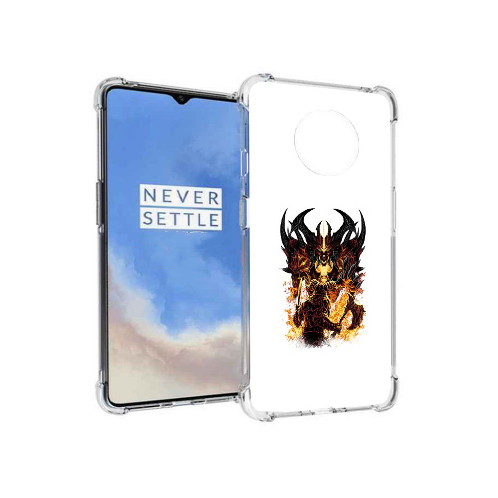 

Чехол MyPads Tocco для OnePlus 7T демон shadow fiend (PT227044.138.318), Прозрачный, Tocco