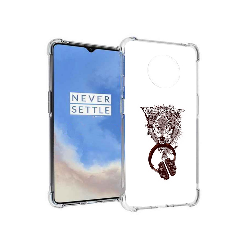 

Чехол MyPads Tocco для OnePlus 7T дикий волк (PT227044.138.325), Прозрачный, Tocco