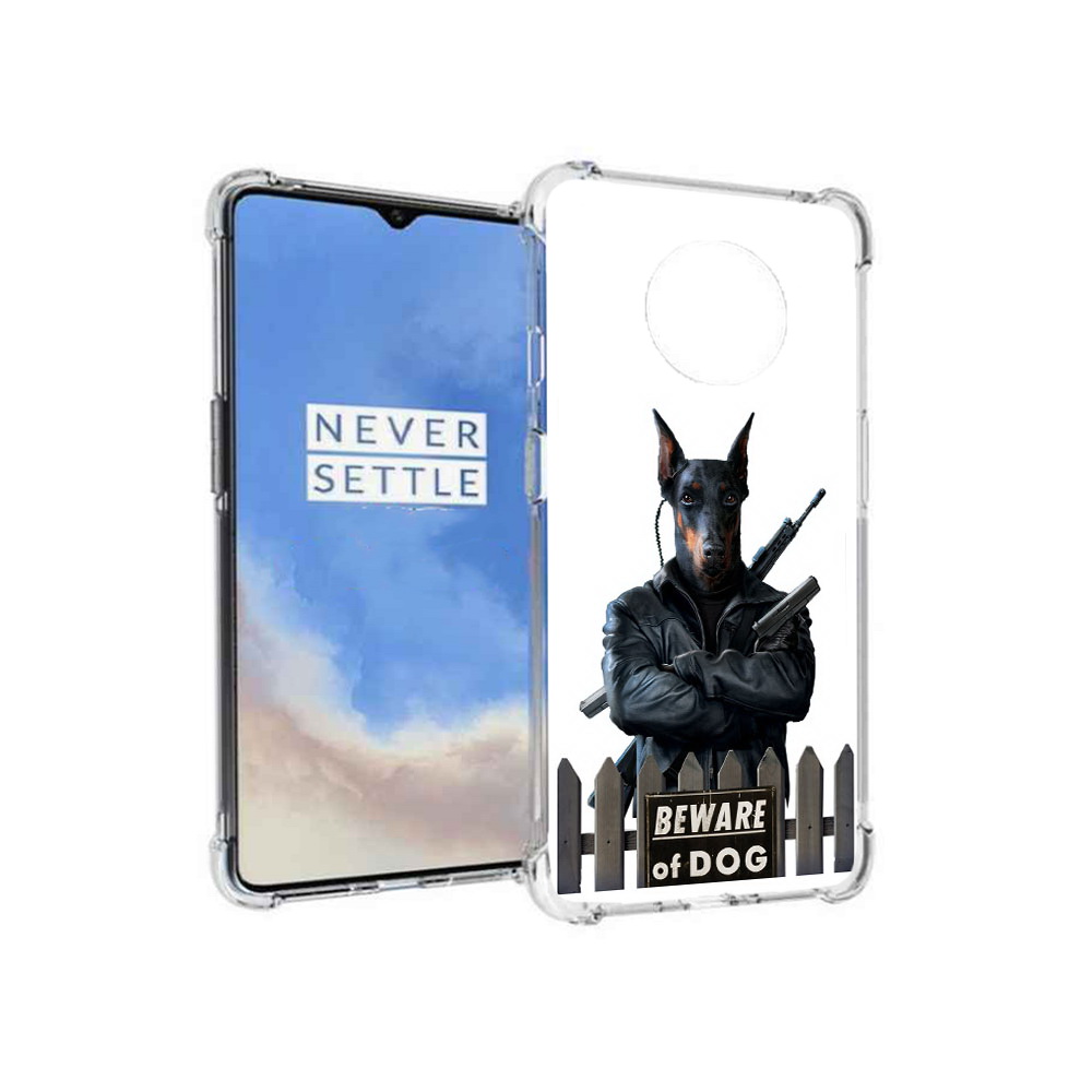 

Чехол MyPads Tocco для OnePlus 7T доберман (PT227044.138.332), Прозрачный, Tocco