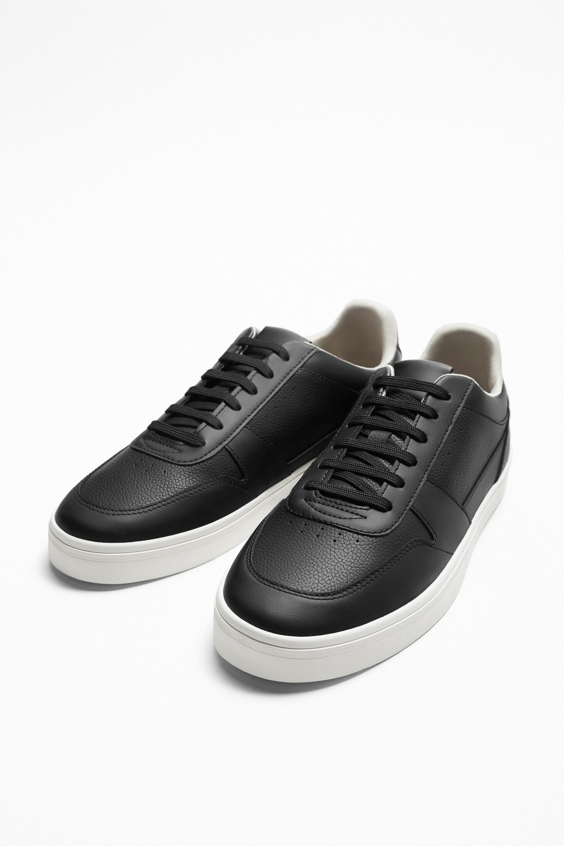 Кеды мужские ZARA 12202120 черные 47 RU (доставка из-за рубежа)
