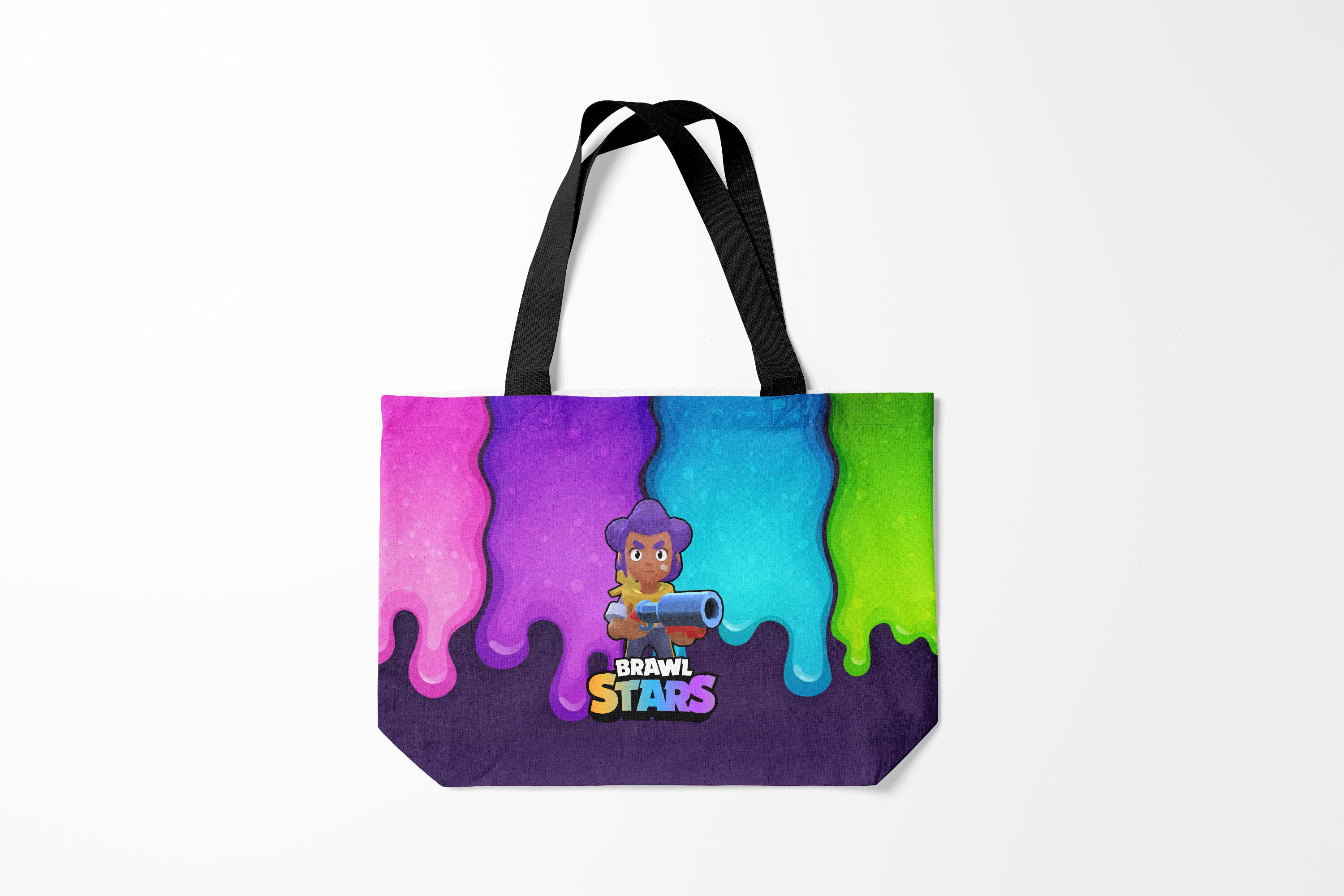 

Сумка шoппер унисекс Burnettie Brawl Stars Шелли, разноцветный, Brawl Stars Шелли