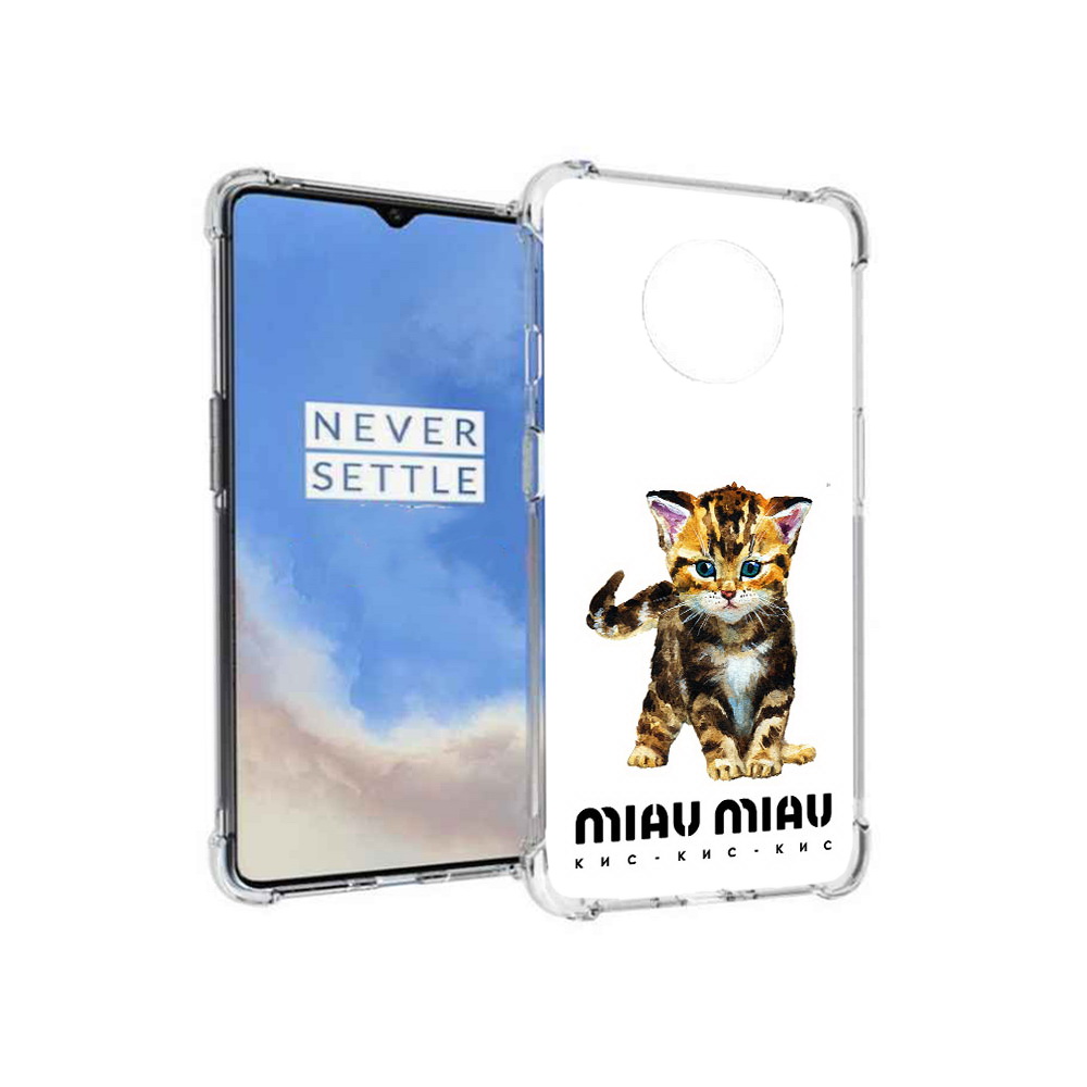 

Чехол MyPads Tocco для OnePlus 7T Бренд miau miau (PT227044.138.34), Прозрачный, Tocco
