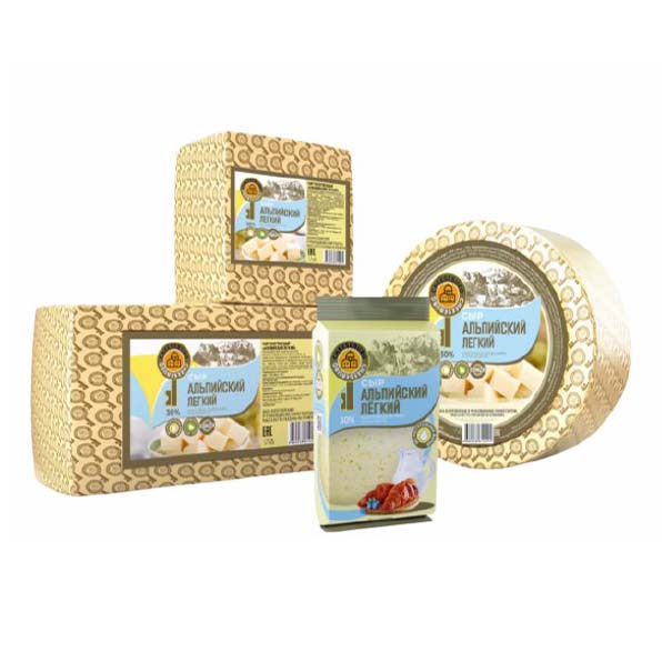 

Сыр полутвердый Cheeseburg Альпийский 30% +-1 кг