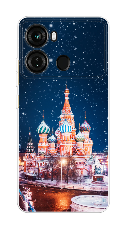 

Чехол на Itel P40 "Москва 1", Коричневый;синий;белый, 3201350-1