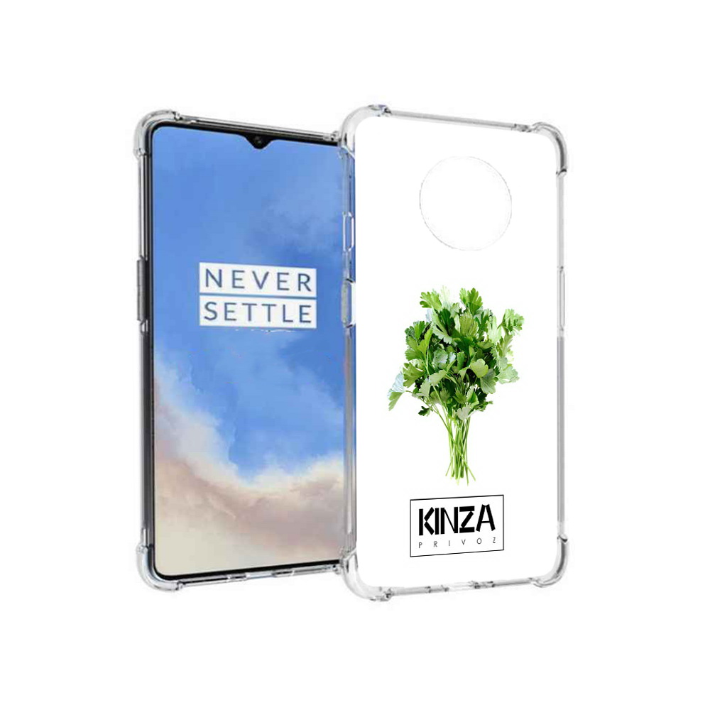 

Чехол MyPads Tocco для OnePlus 7T Бренд Кинза (PT227044.138.35), Прозрачный, Tocco