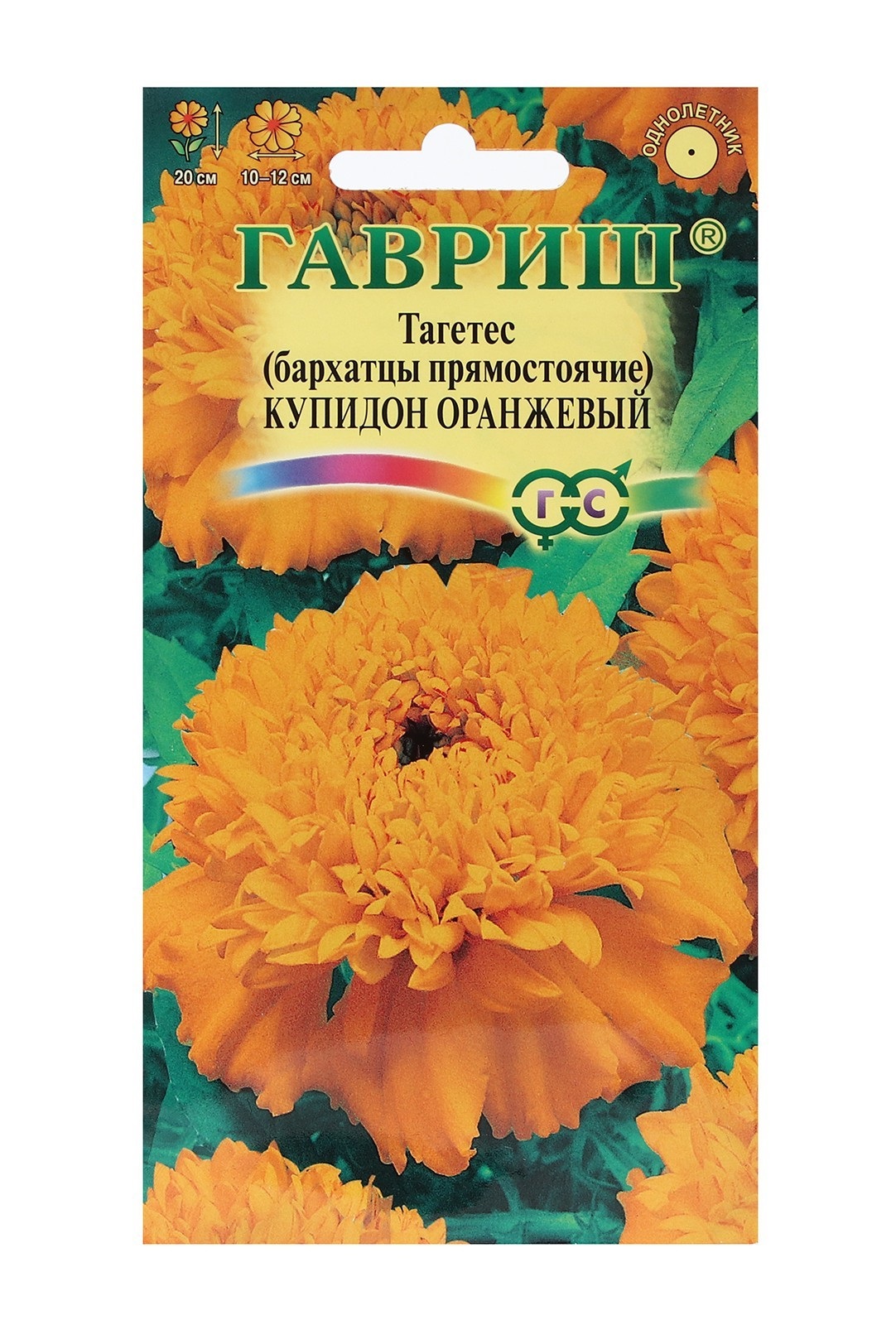 

Бархатцы Купидон оранжевый 0,05гр. однол. (Гавриш)