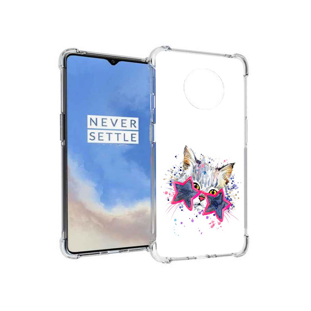 

Чехол MyPads Tocco для OnePlus 7T звездные очки (PT227044.138.353), Прозрачный, Tocco