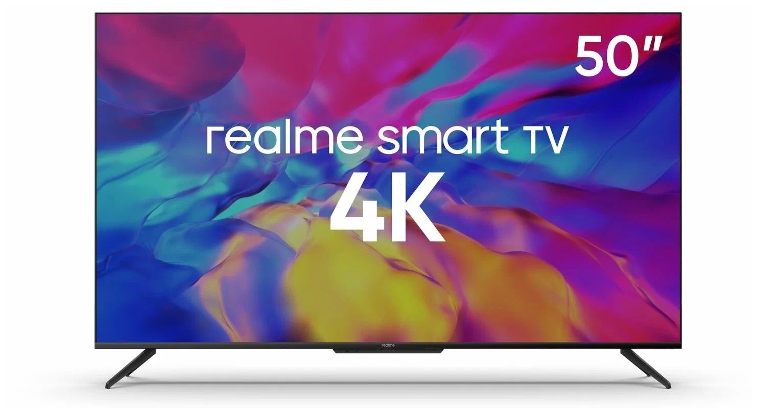 

Телевизор Realme RMV2005, 50"(127 см), UHD 4K, Черный, RMV2005