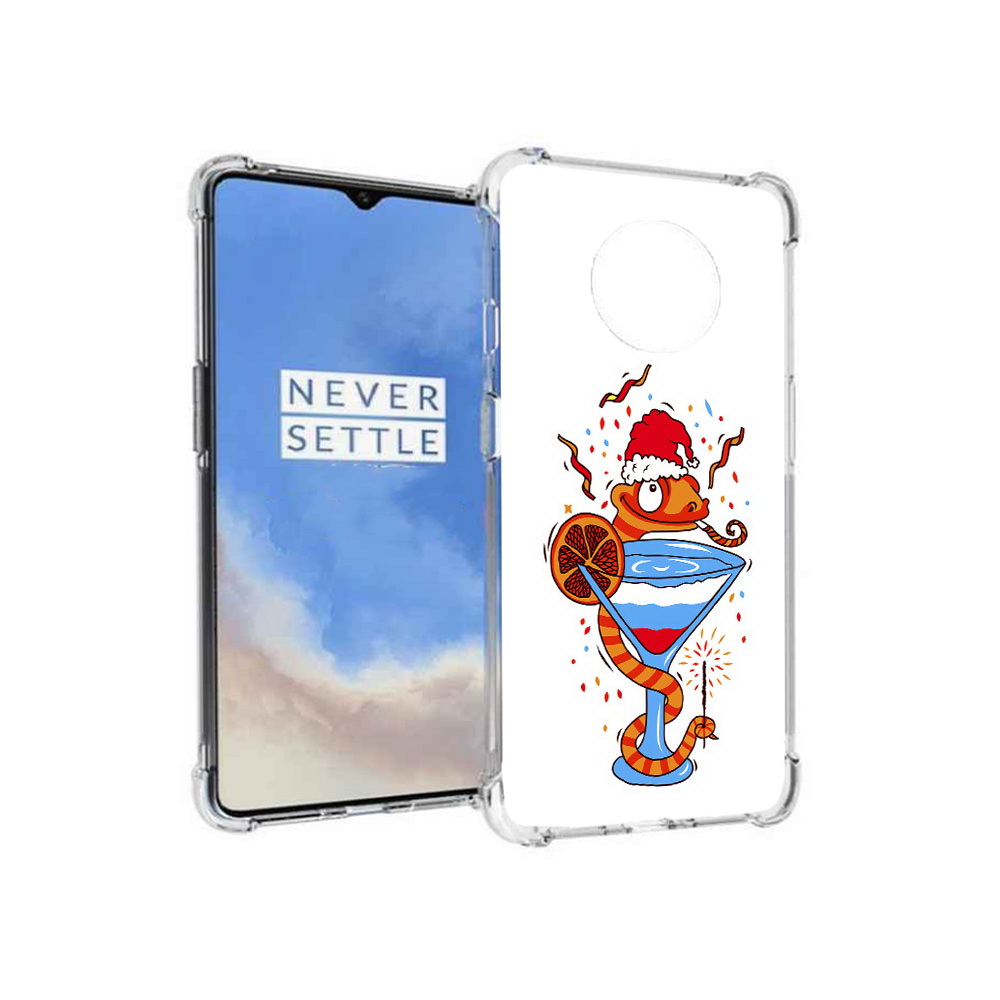 

Чехол MyPads Tocco для OnePlus 7T змейка (PT227044.138.364), Прозрачный, Tocco