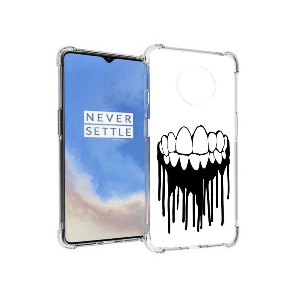 

Чехол MyPads Tocco для OnePlus 7T зубы (PT227044.138.372), Прозрачный, Tocco